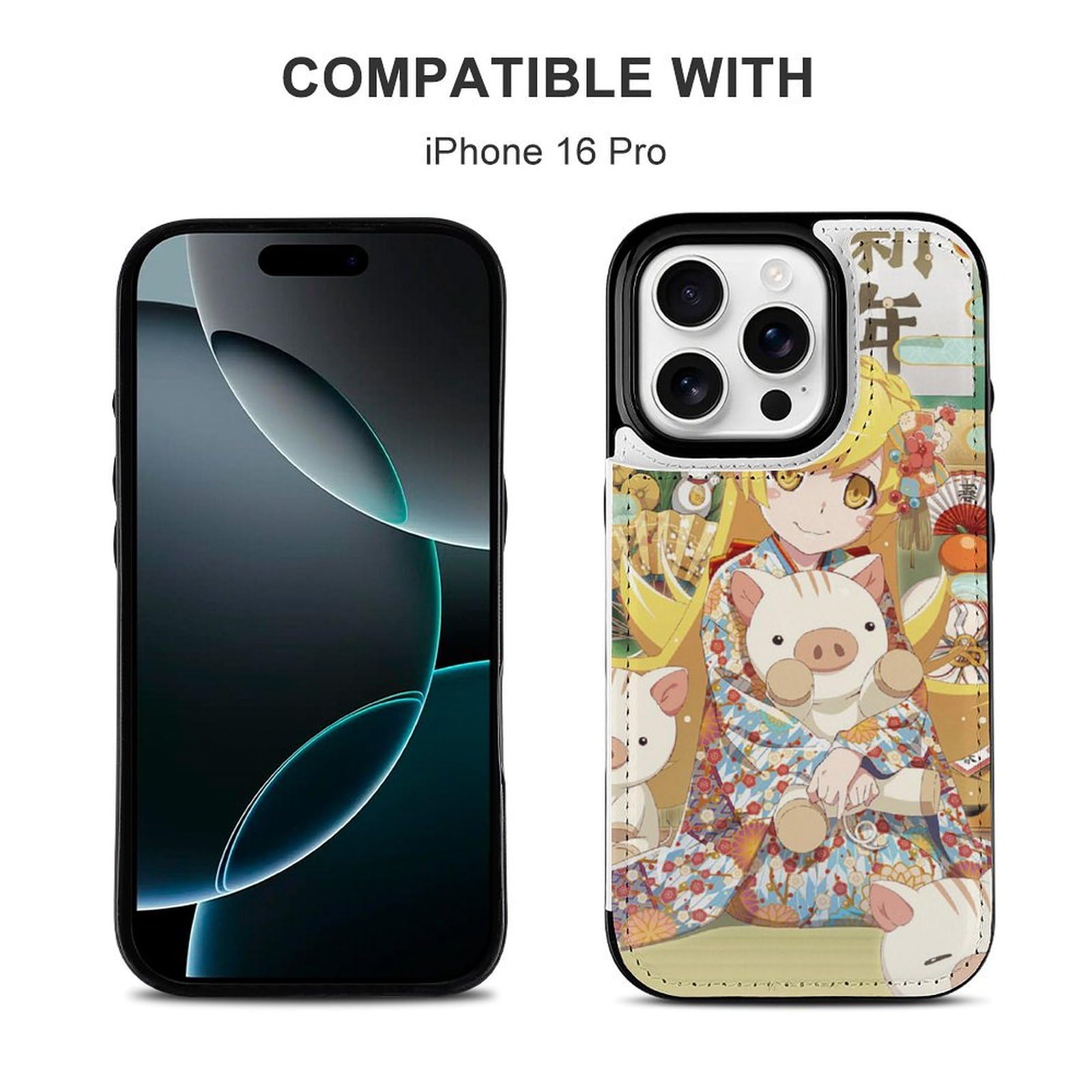 Amazon.co.jp: iPhone 16 Pro手帳型ケース 物語シリーズ 「化物語